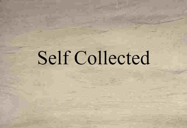 self-collected