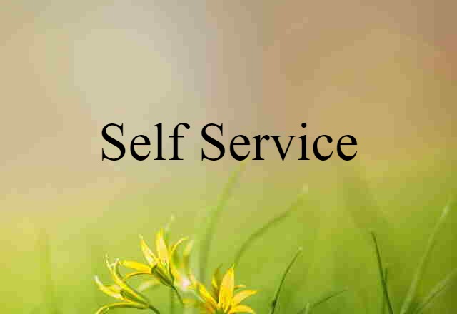 self-service