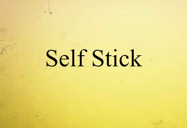 self-stick