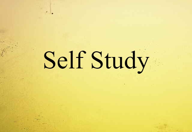 self-study