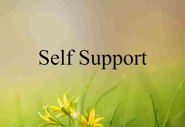 self-support