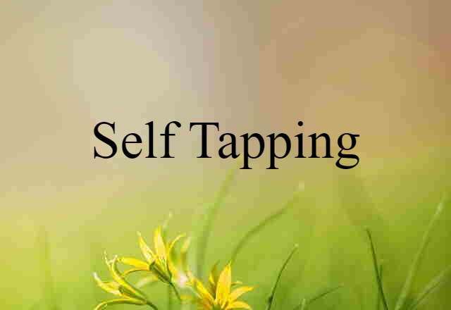 self tapping