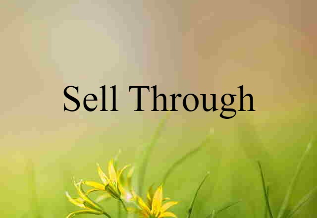 sell-through