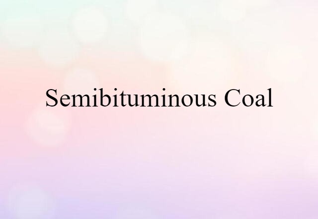 semibituminous coal