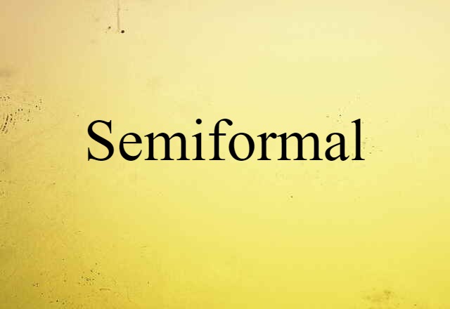 semiformal