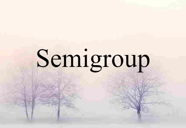 semigroup