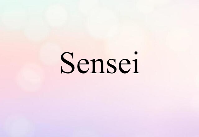 sensei