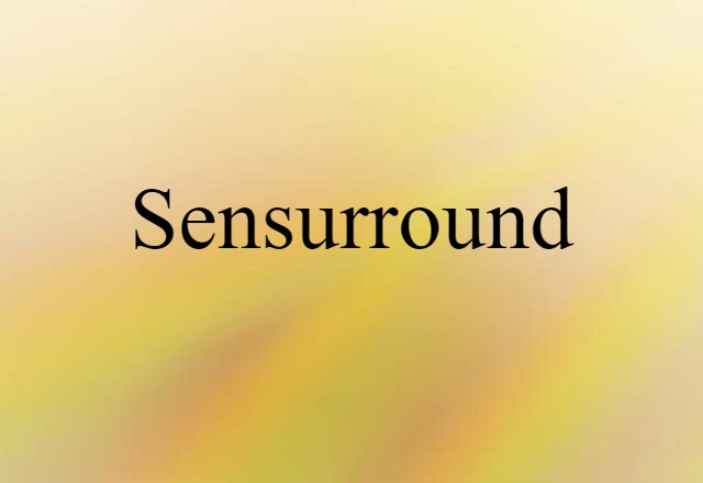 Sensurround