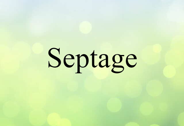 septage