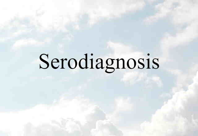 serodiagnosis