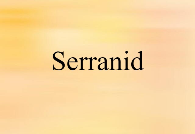 serranid