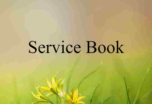 service book