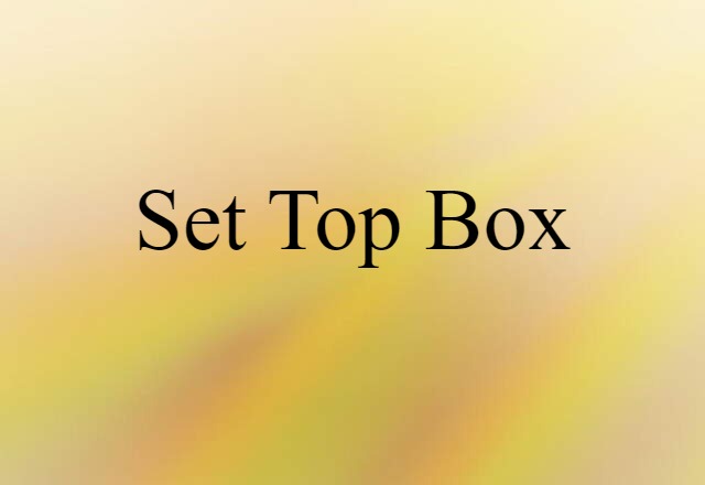 set-top box