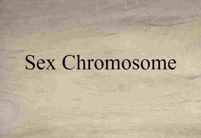 sex chromosome