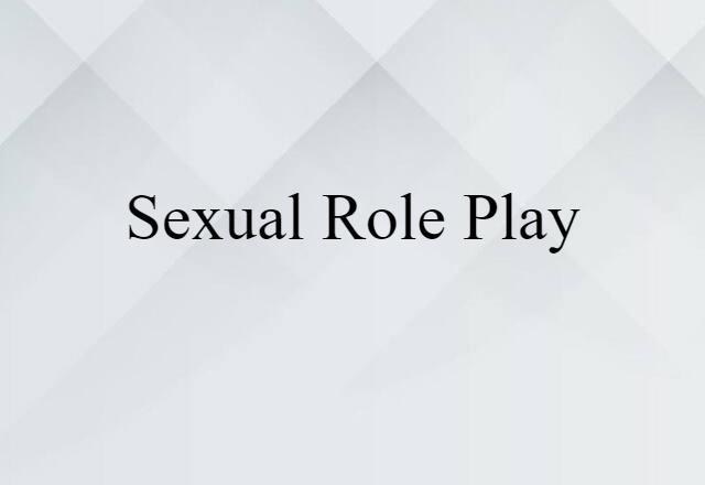 sexual role-play