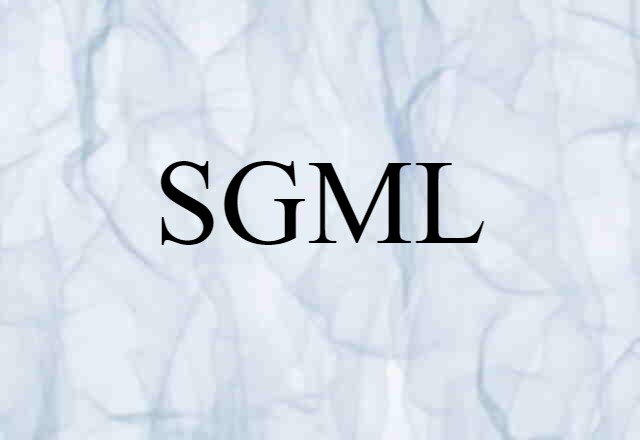 SGML