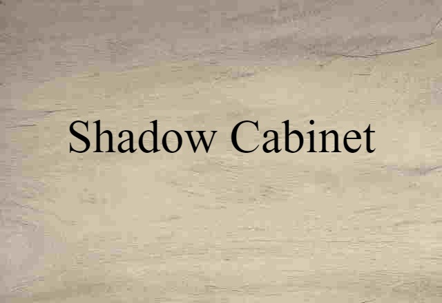 shadow cabinet