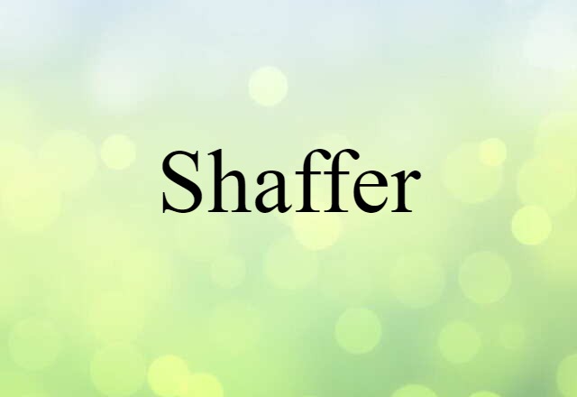 Shaffer