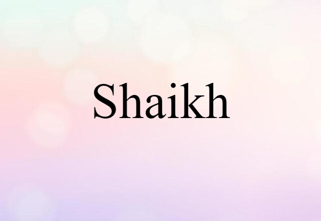 shaikh