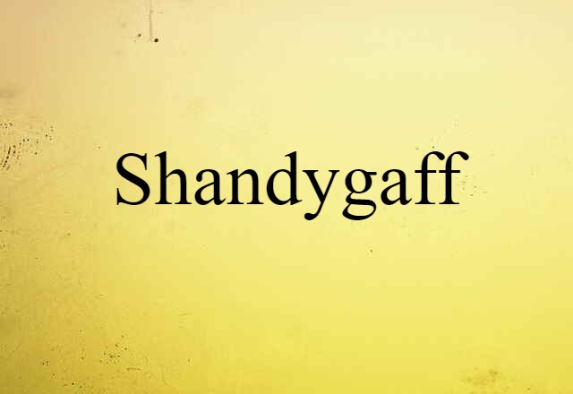 shandygaff