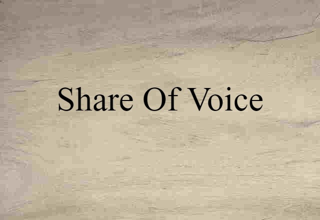 share of voice