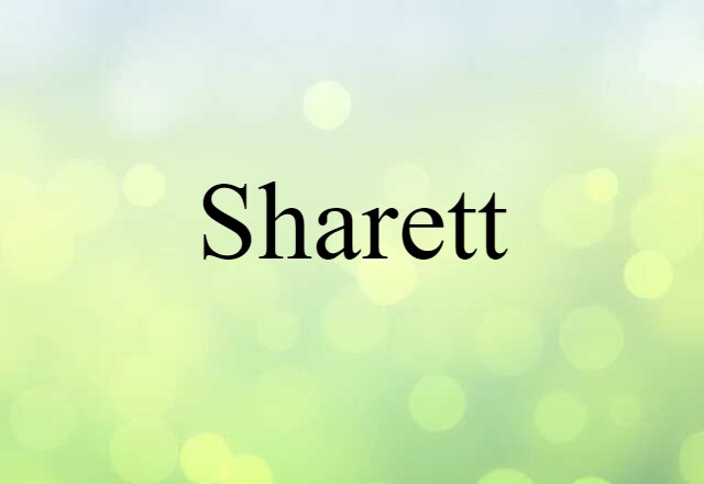 Sharett