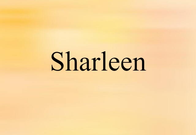 Sharleen