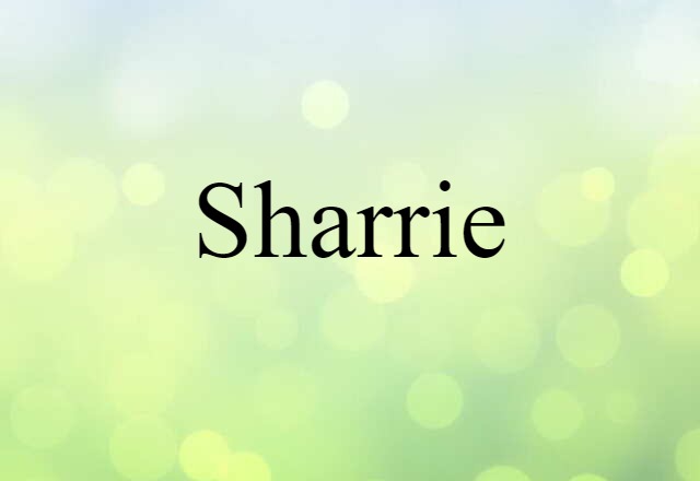 Sharrie