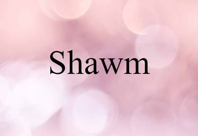 shawm