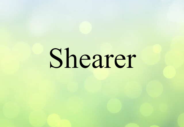 Shearer