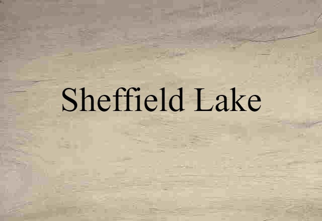 Sheffield Lake