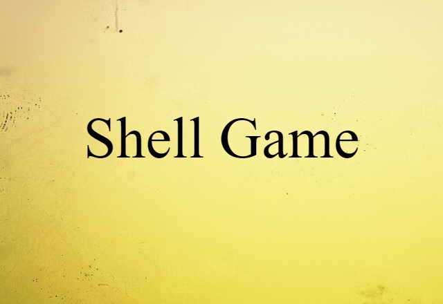 shell game