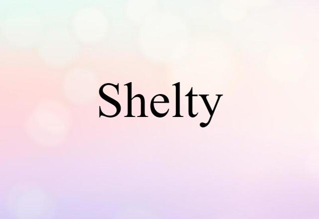 shelty