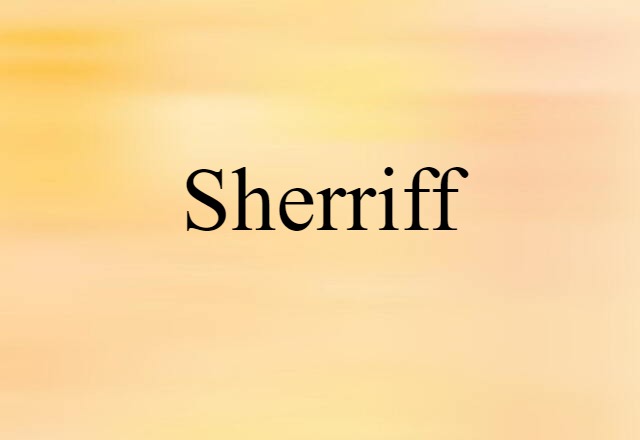 Sherriff