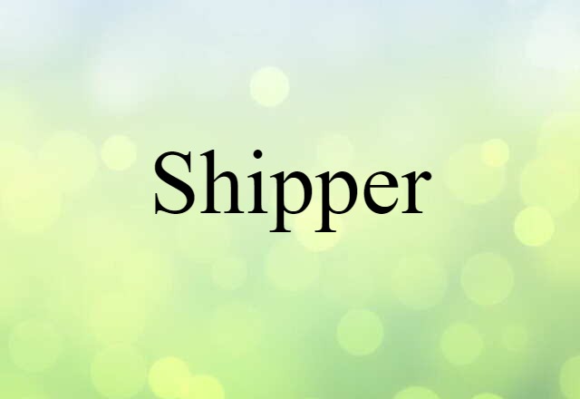 shipper