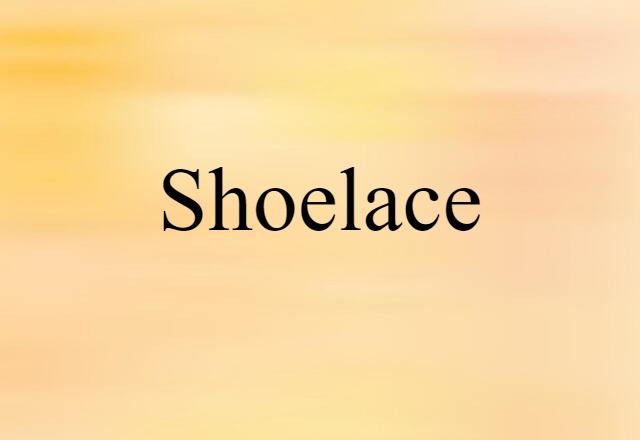 shoelace