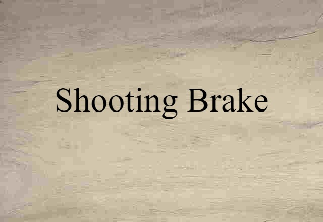 shooting brake