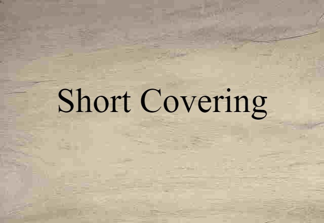 short covering