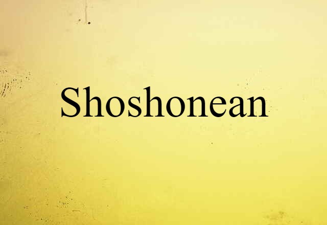 Shoshonean