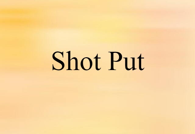 shot put