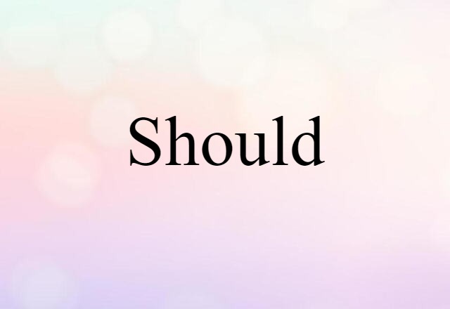 should