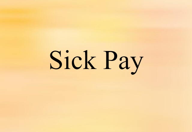 sick pay