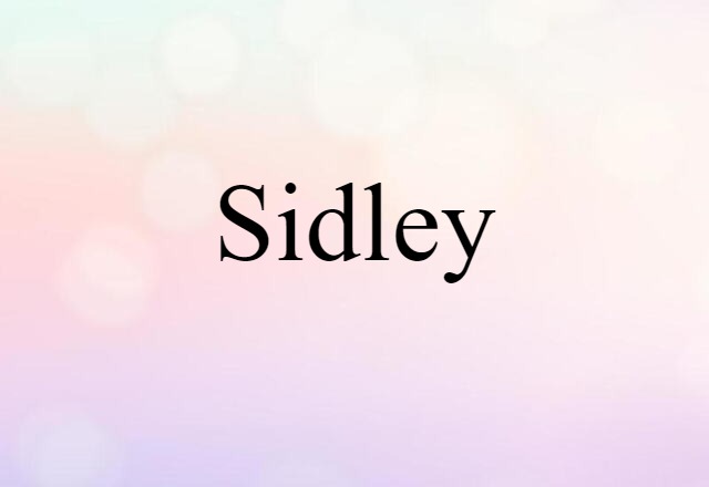 Sidley