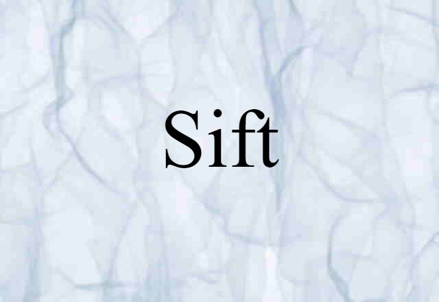 sift