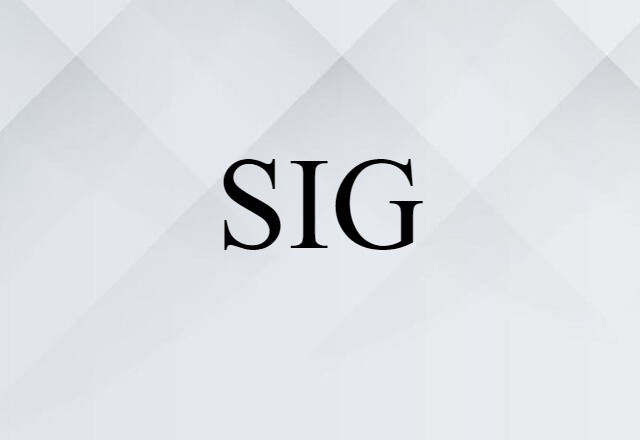 SIG