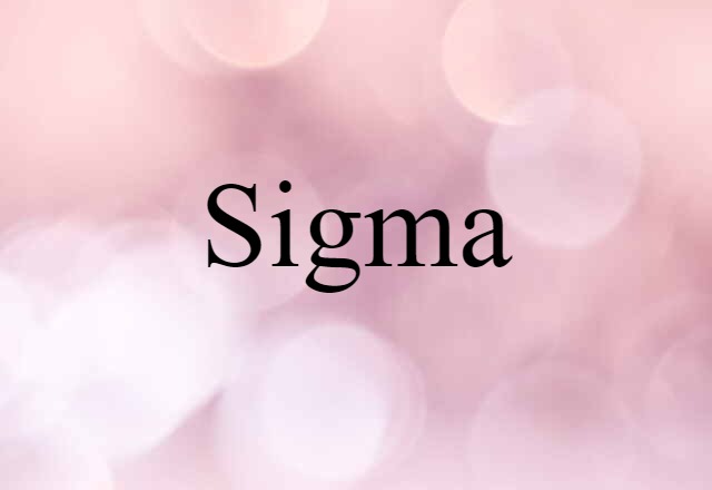 sigma