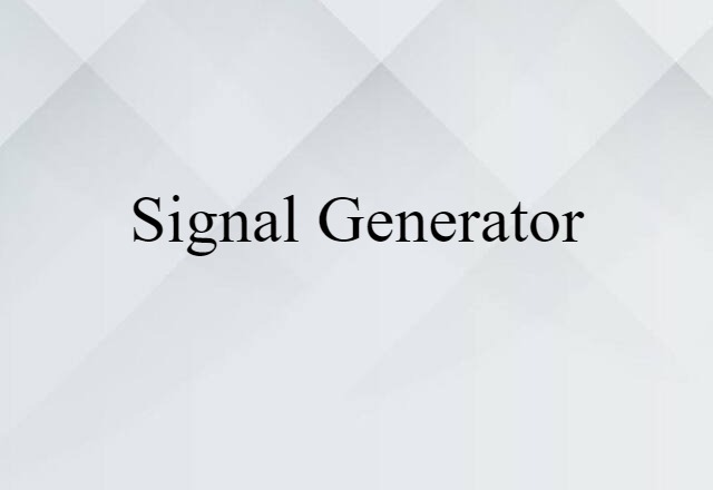 signal generator