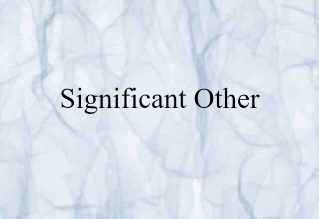 significant other