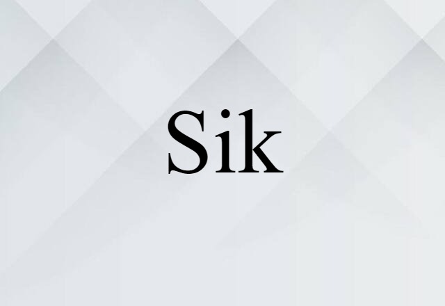 sik