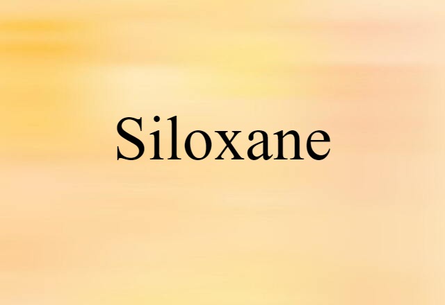 siloxane